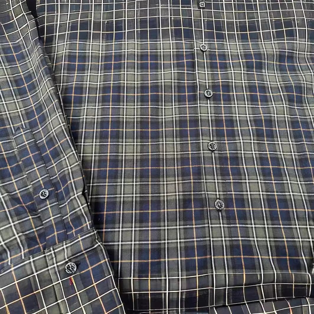 Balenciaga Large Fit Check Jackets qc 2