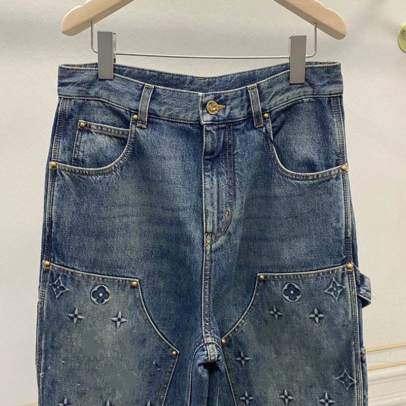Louis Vuitton Workwear Denim Carpenter Trousers qc 2