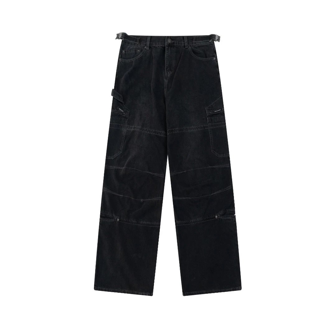 Balenciaga Black Cargo Jeans qc 4