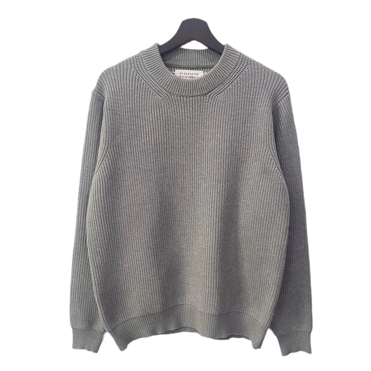 Maison Margiela Four-Stitches Ribbed Knit Sweater qc 4