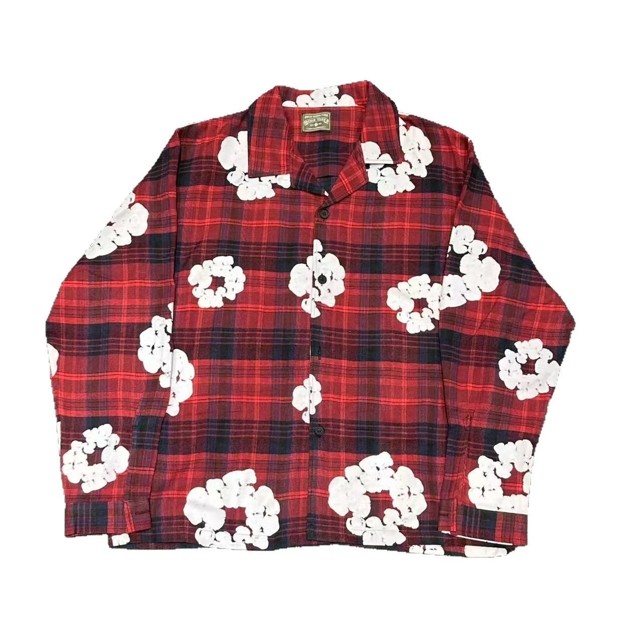 Denim Tears x Ready Made Cotton Wreath Plaid Flannel Apparel qc 4