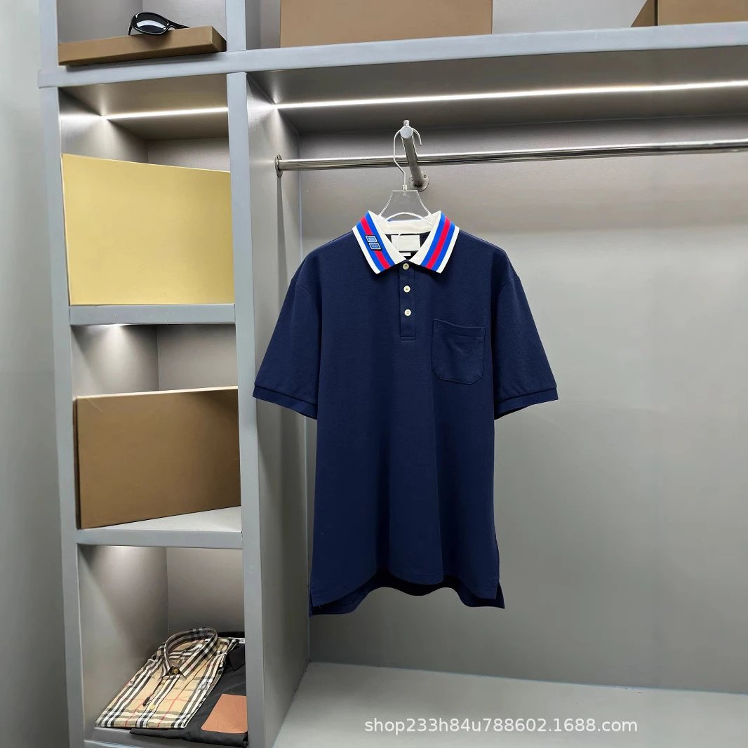 Gucci Web Trim Cotton Piqué Polo Shirts qc 2