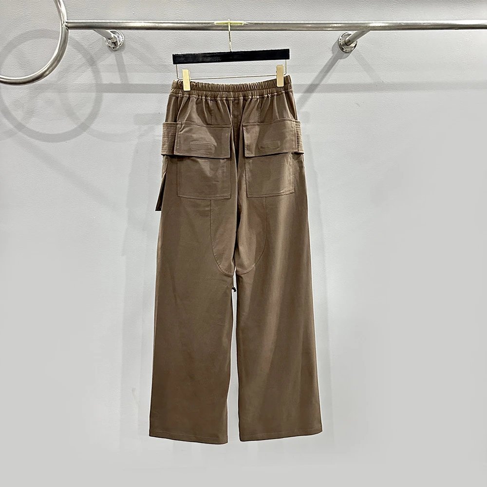 Rick Owens DRKSHDW Creatch Wide Cargo Drawstring Pants qc 3