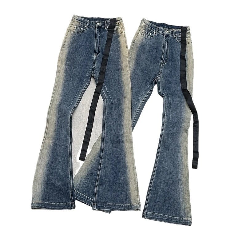 Rick Owens Blue Washed Bolan Banana Jeans qc 4