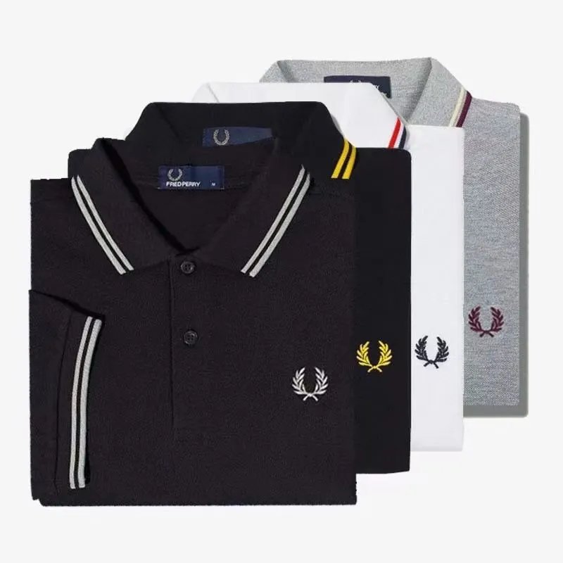 Fred Perry Twin Tipped Cotton Piqué Polo Shirts qc 2
