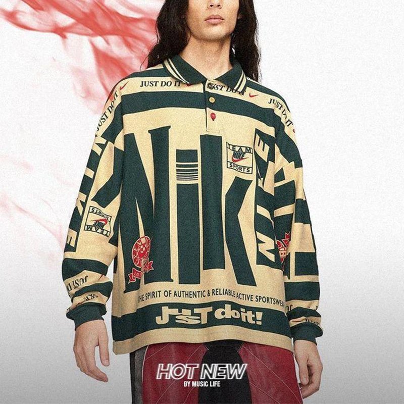 Nike x Cactus Plant Flea Market Longsleeve Polo Natural qc 3