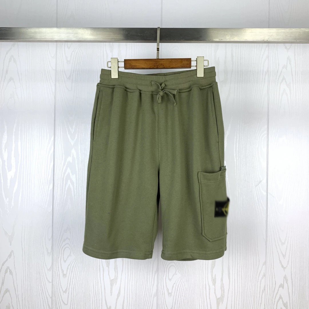 Stone Island Compass Patch Fleece Shorts qc 4