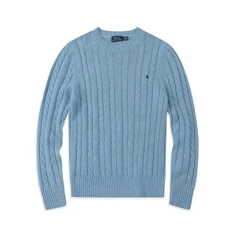 Polo Ralph Lauren's classic cable-knit cotton sweater qc 8