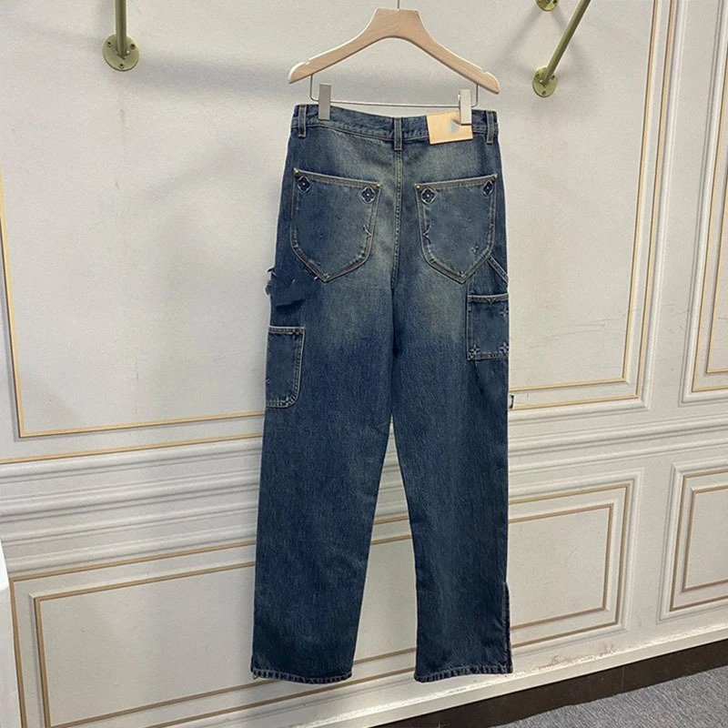 Louis Vuitton Workwear Denim Carpenter Trousers qc 1