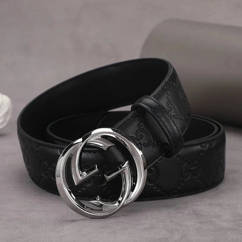 Gucci GG Marmont Reversible Belt in GG Supreme Canvas qc 5
