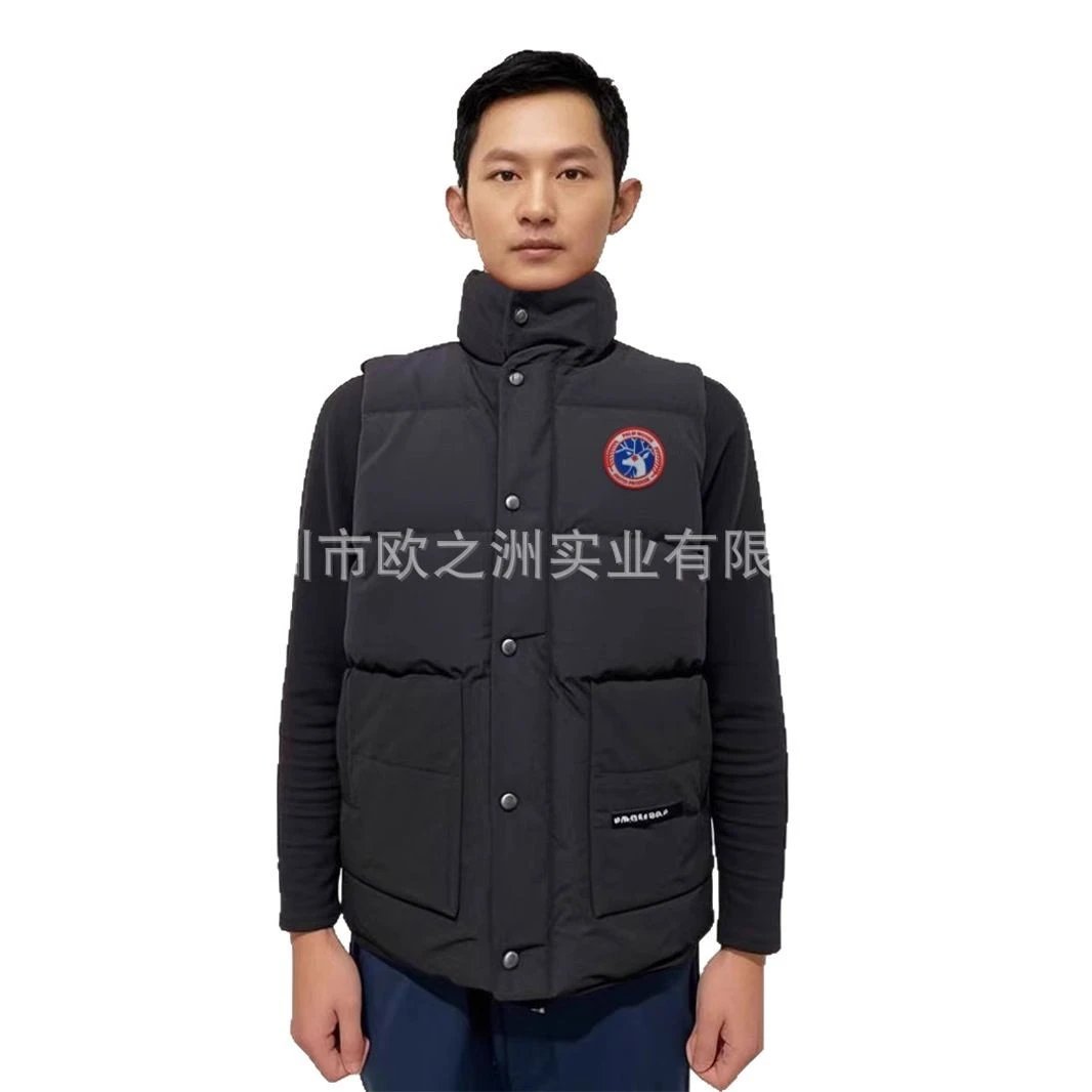 Canada Goose Freestyle Crew Gilet Black Down Jackets qc 4