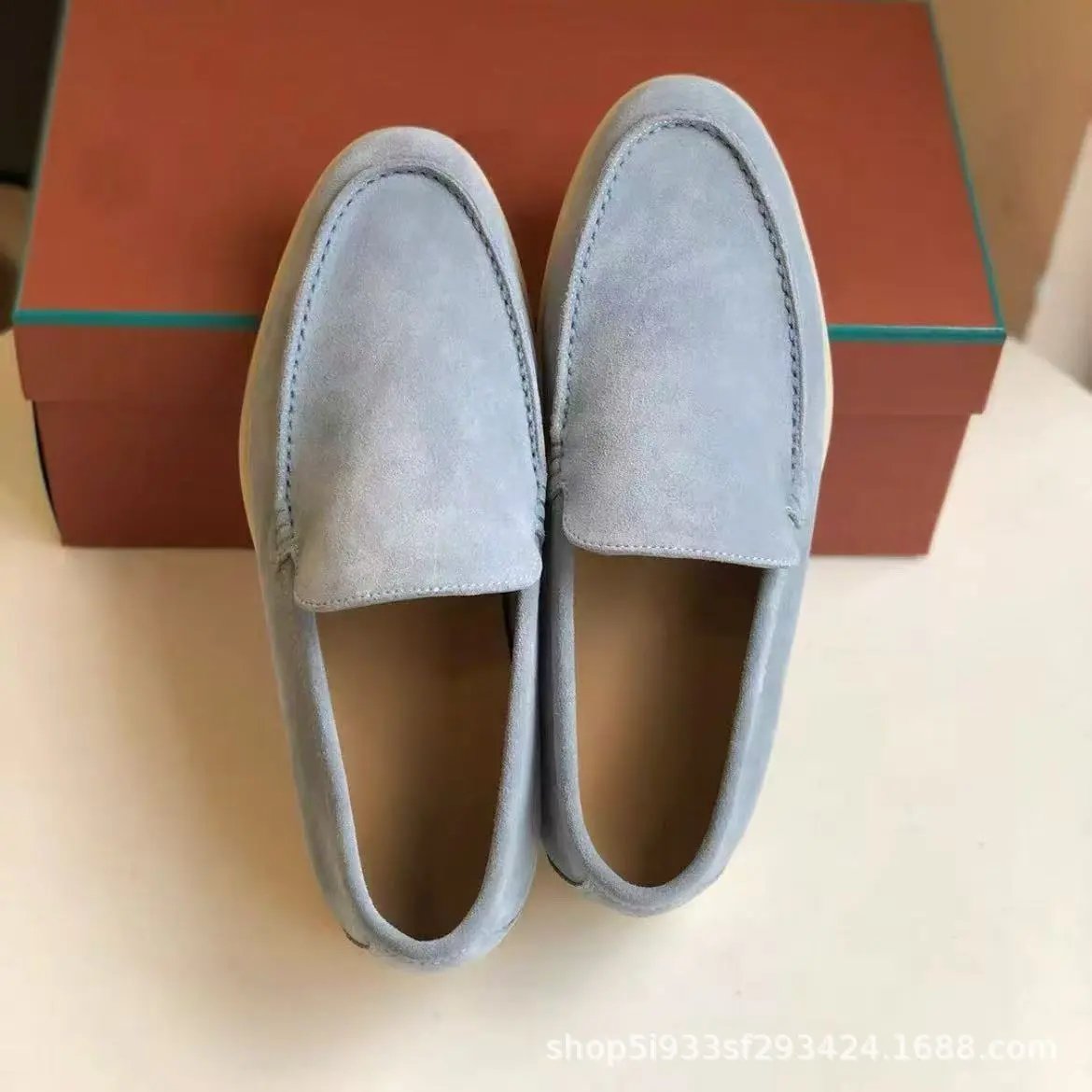 Loro Piana Italian-Style Casual Loafers qc 1
