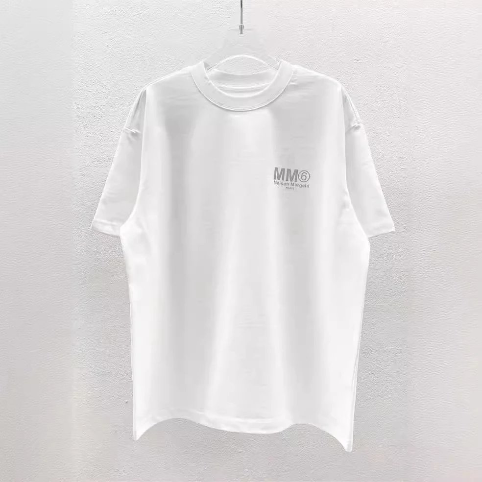 MM6 Maison Margiela Logo Graphic T-Shirts qc 2