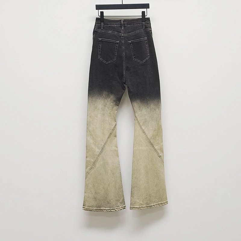 Rick Owens Black & Khaki Bolan Banana Jeans qc 3