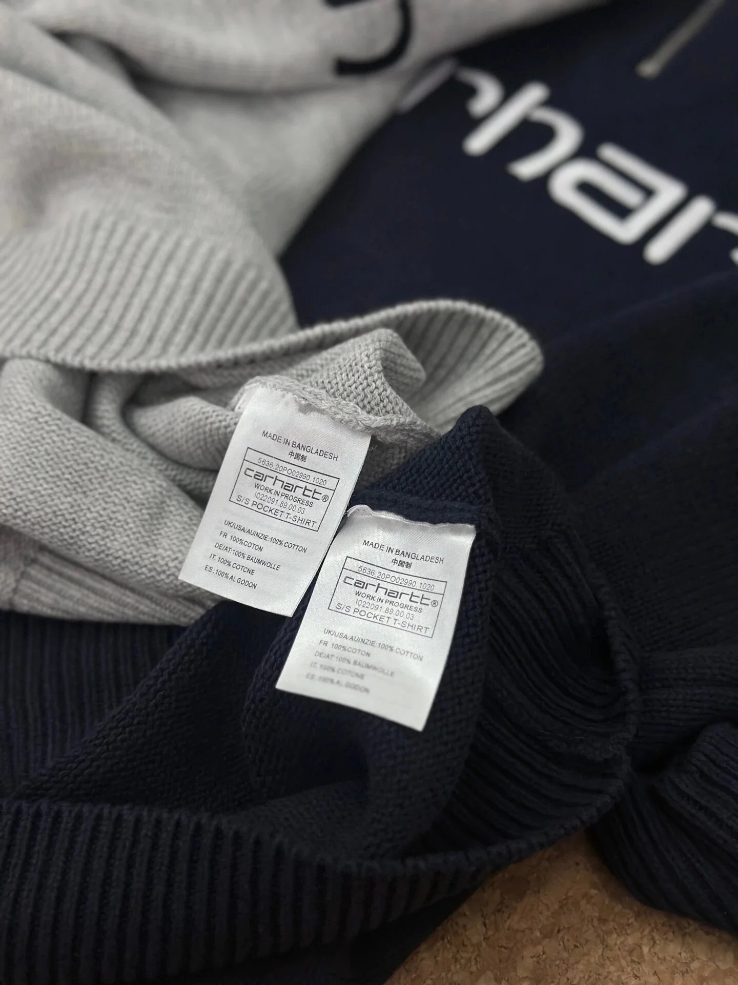 Carhartt Half-Zip Script Logo Oversized Knitwear qc 8