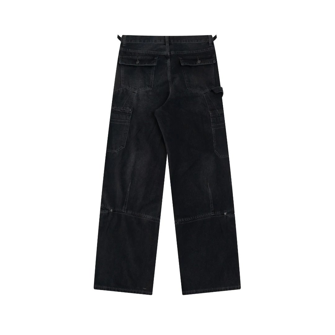 Balenciaga Black Cargo Jeans qc 2