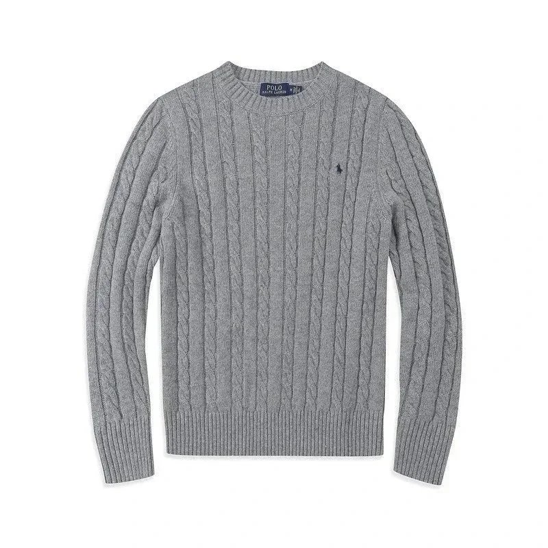 Polo Ralph Lauren's classic cable-knit cotton sweater qc 7
