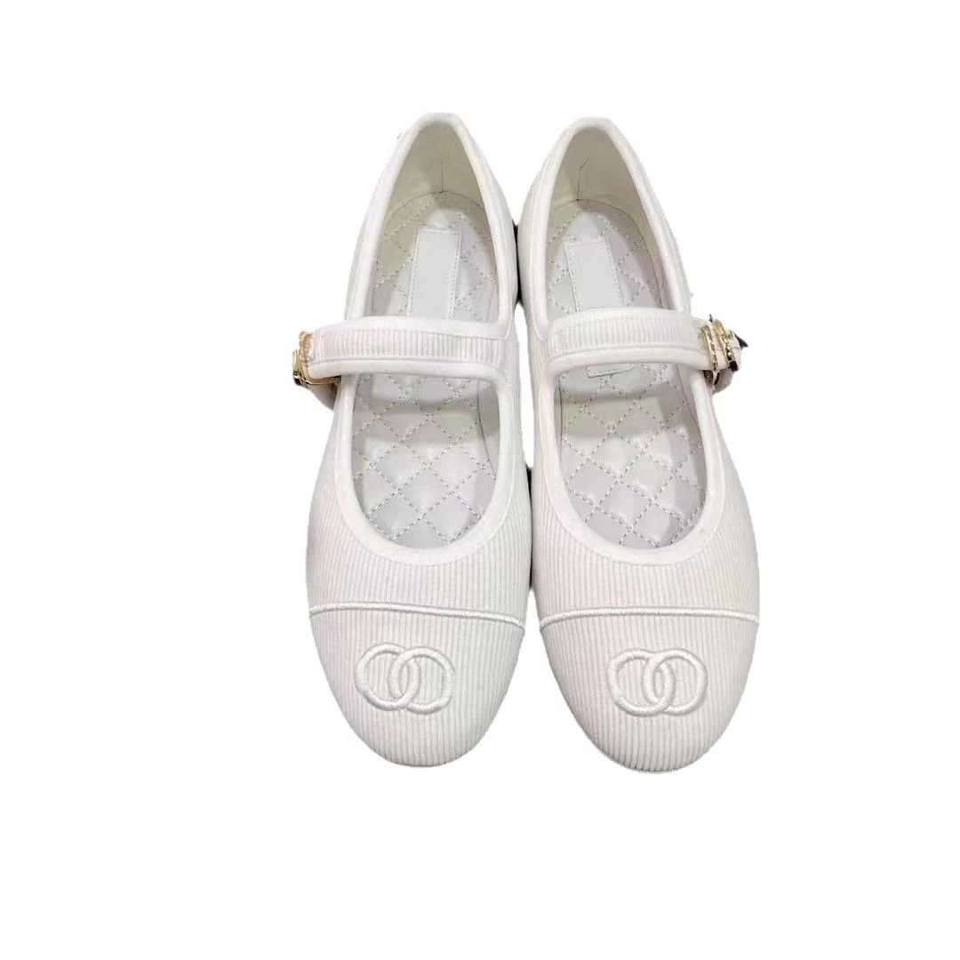 Chanel Mary Jane women's ballet flats qc 3