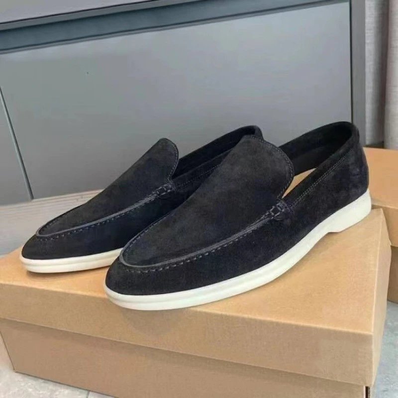 Moorer Men's  Suede Loafers qc 3