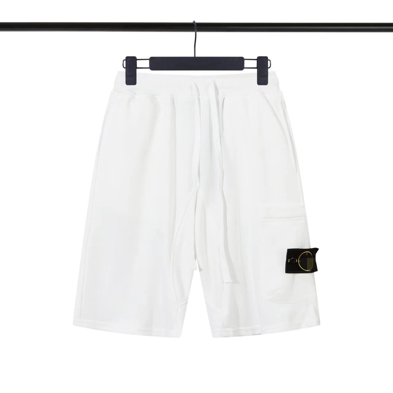 Stone Island Compass Patch Cargo Shorts qc 1