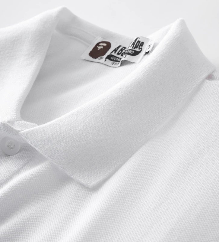 A Bathing Ape (BAPE) Ape Head One Point Polo Shirts qc 8