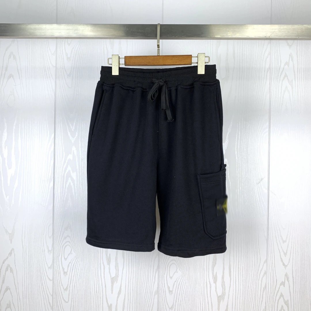 Stone Island Compass Patch Fleece Shorts qc 3