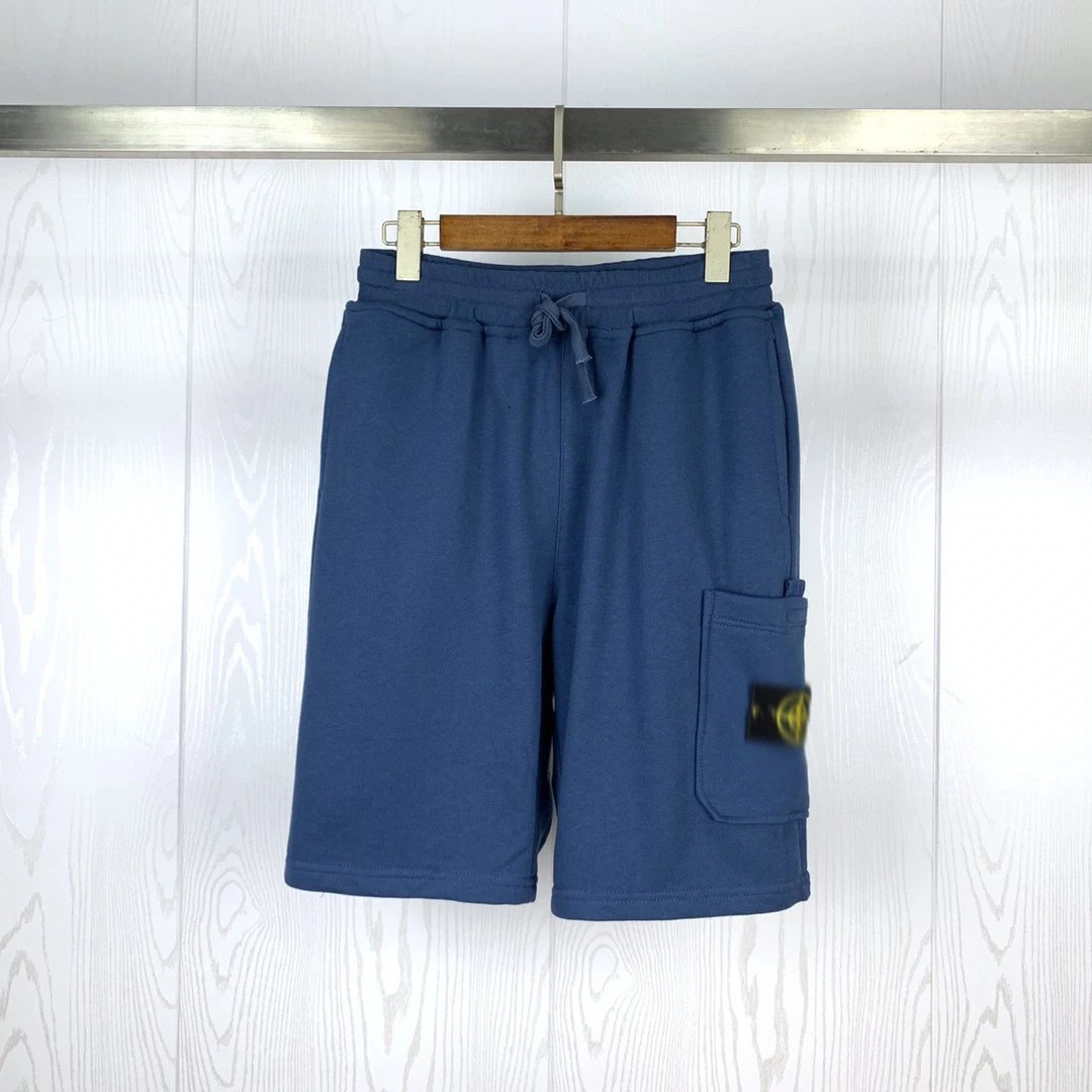 Stone Island Compass Patch Fleece Shorts qc 2