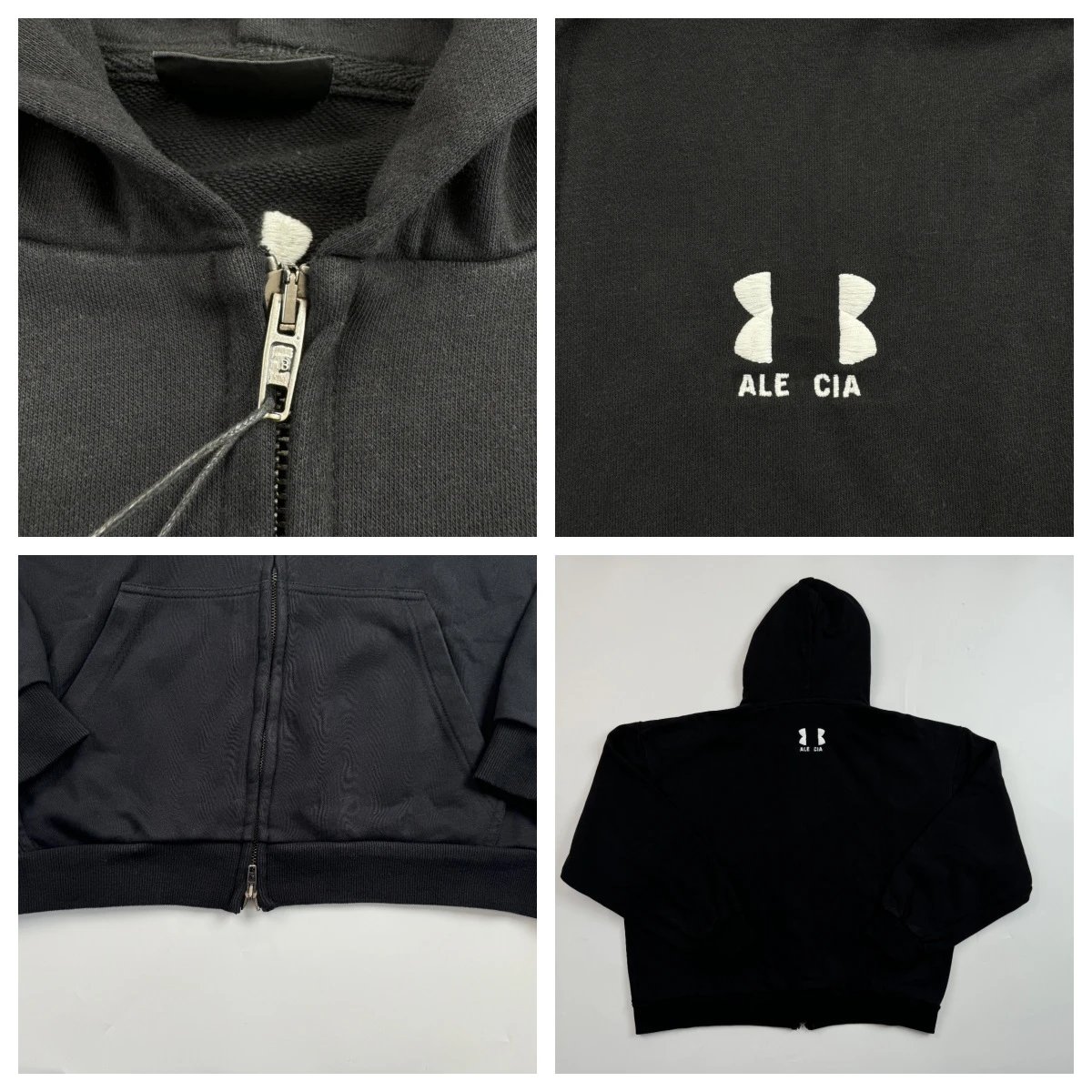 Balenciaga Unity Sports Icon Zip-Up Hoodies qc 1