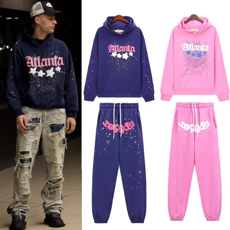 Sp5der Spider Web Graphic Hoodies qc 1