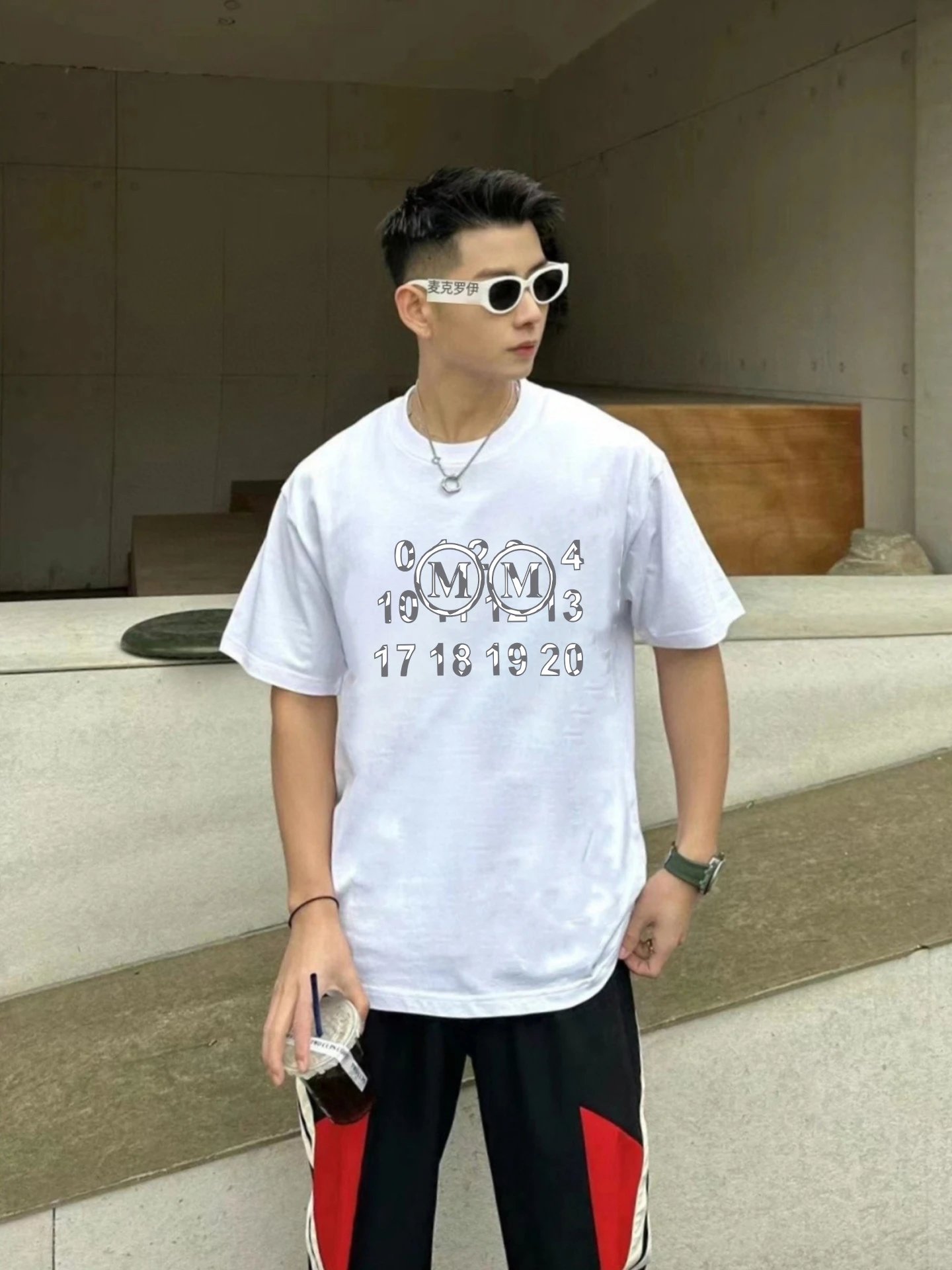 Maison Margiela cotton short-sleeved T-shirt qc 8
