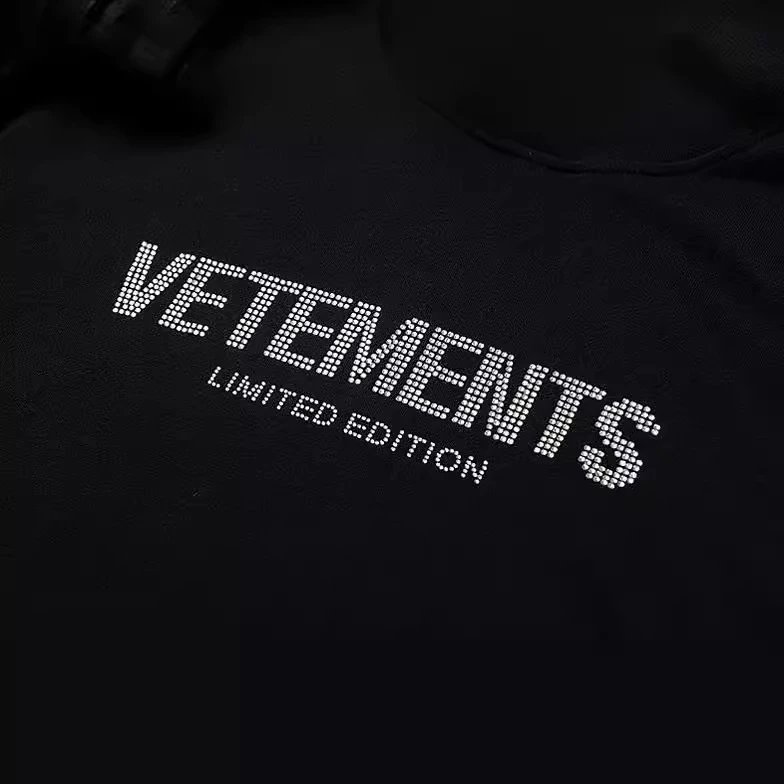 Vetements Rhinestone Limited Edition Hoodies qc 2