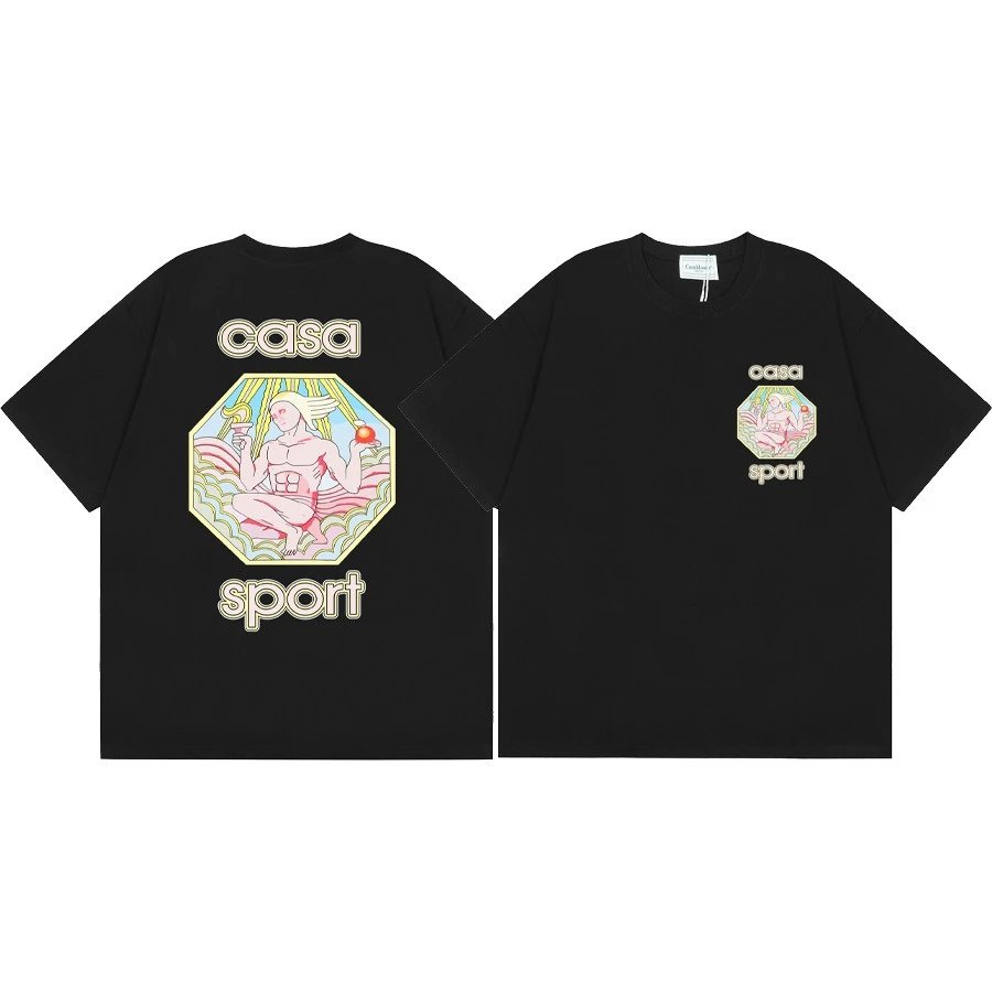 Casablanca Tennis Club Graphic T-Shirts qc 2