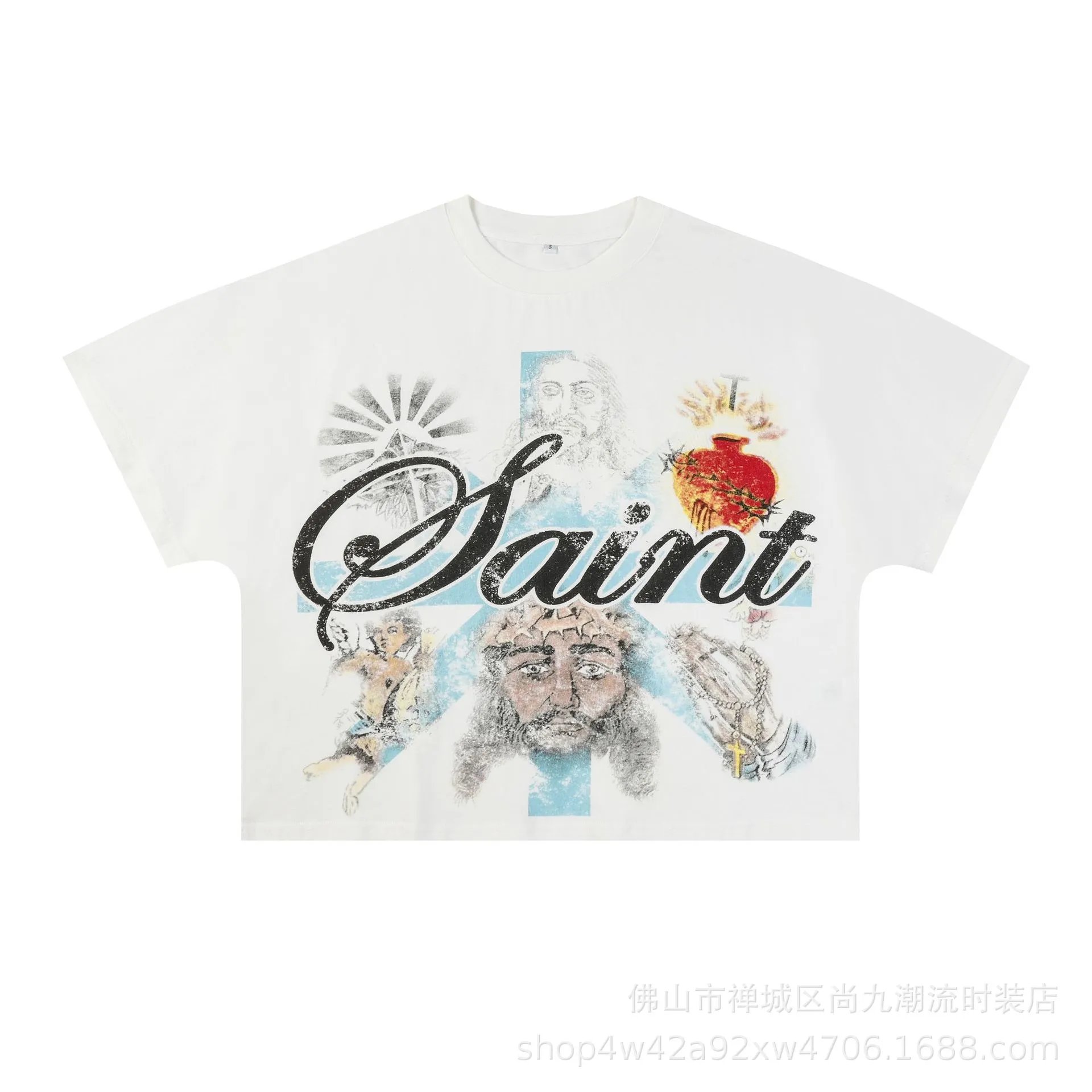 Saint Michael Graphic Graphic T-Shirts qc 4