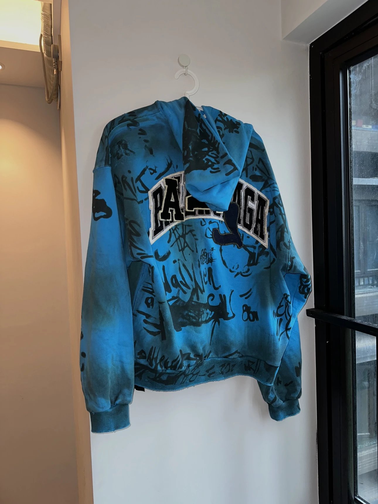 Balenciaga Skater Graffiti Zip-Up Hoodies Set qc 8