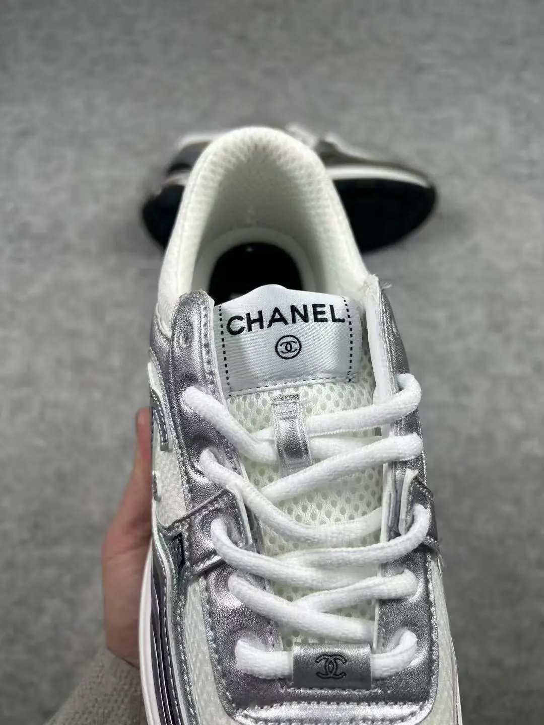 Chanel CC Logo Sneaker qc 2