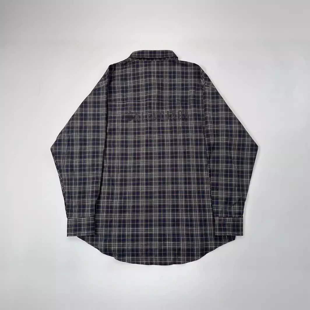 Balenciaga Large Fit Check Jackets qc 1
