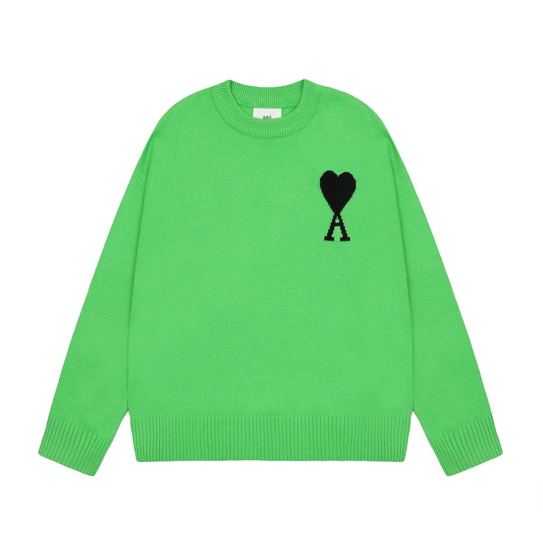Ami Paris Crew Neck Sweater qc 4