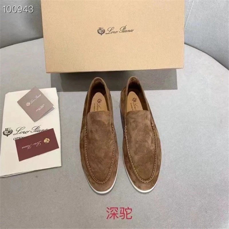 Loro Piana Suede Loafers qc 2