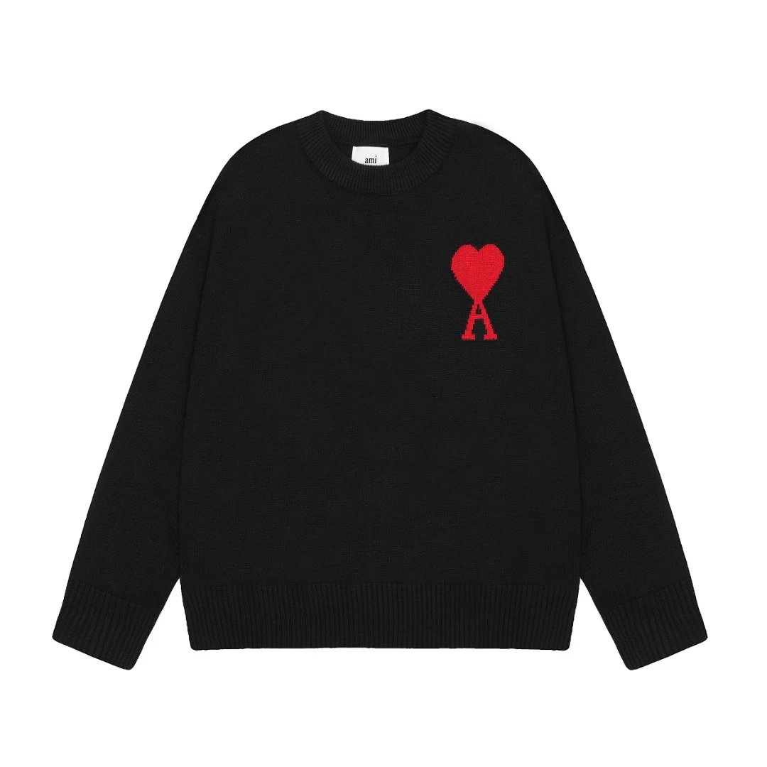 Ami Paris Crew Neck Sweater qc 1