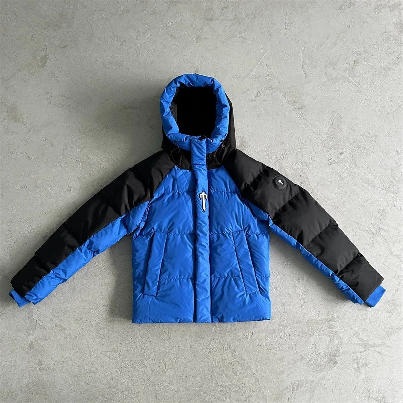 Trapstar Irongate Detachable Hooded Puffer Black/Yellow Down Jackets qc 2