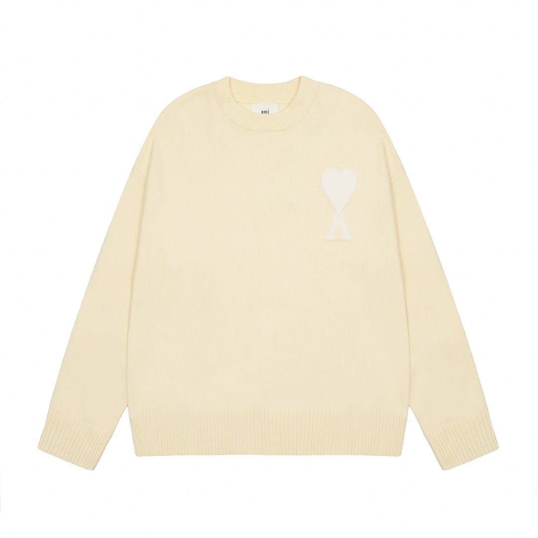 Ami Paris Crew Neck Sweater qc 7