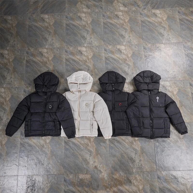 Marine Serre Moon Logo-Patch Padded Down Jackets qc 2