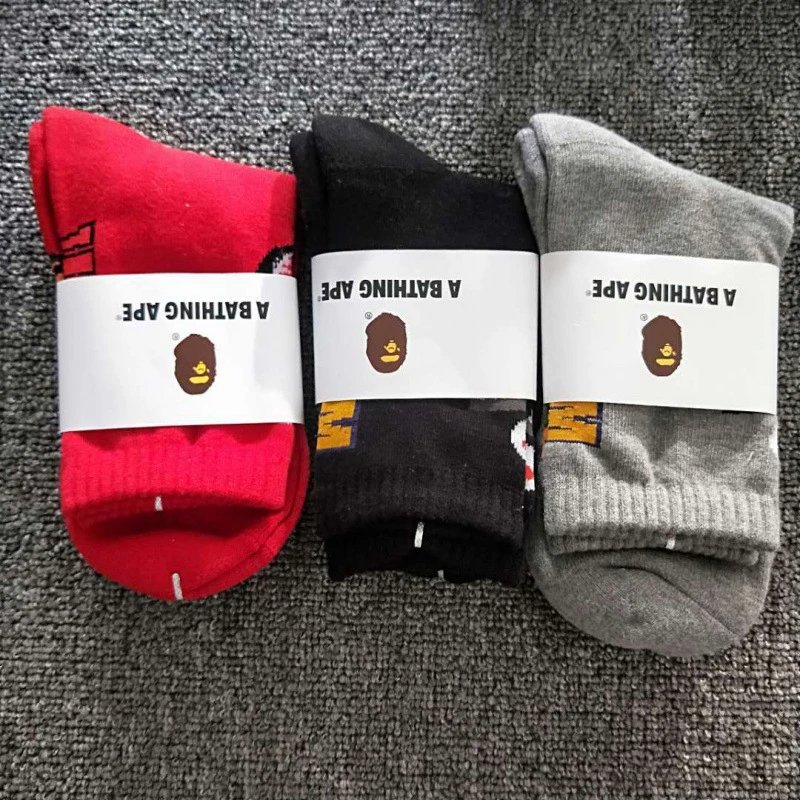 BAPE unisex socks qc 2