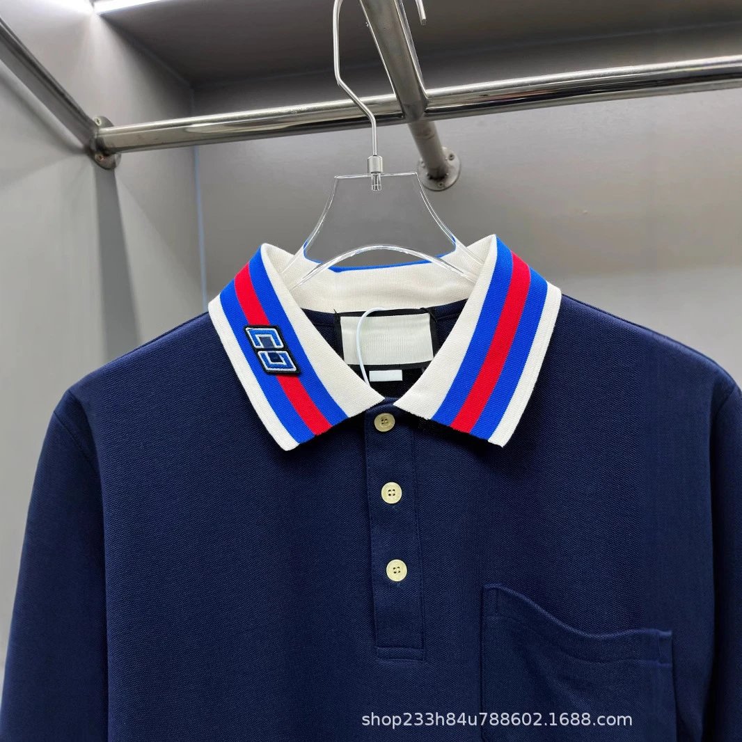 Gucci Web Trim Cotton Piqué Polo Shirts qc 3