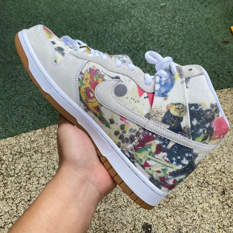Nike SB Dunk High "Rammellzee" qc 3