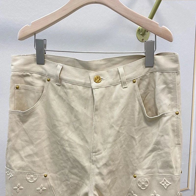 Louis Vuitton Workwear Denim Carpenter Trousers qc 2