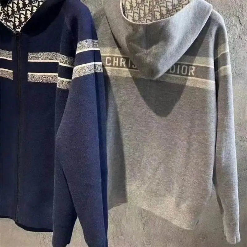 Dior Reversible Zipped Cardigan with Hood qc 3