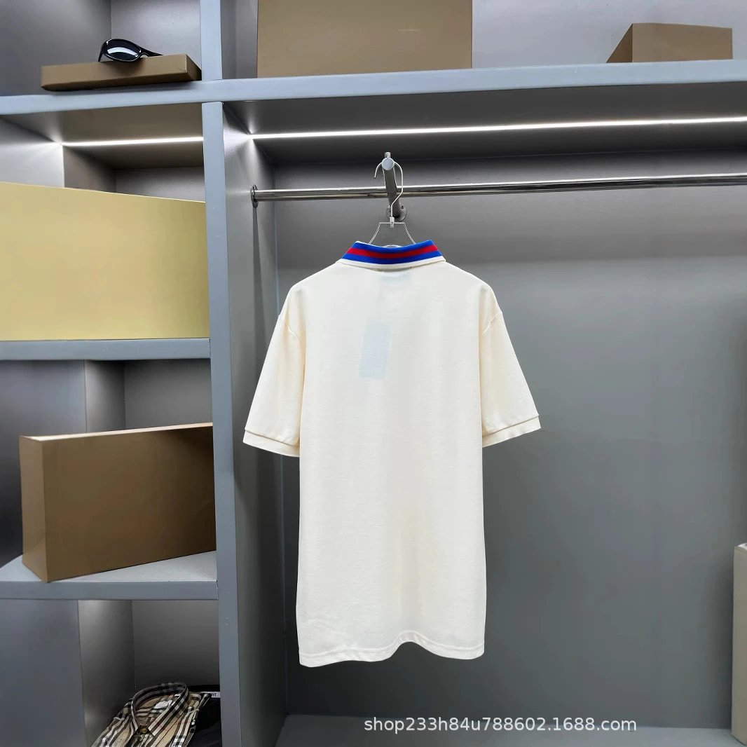 Gucci Web Trim Cotton Piqué Polo Shirts qc 1
