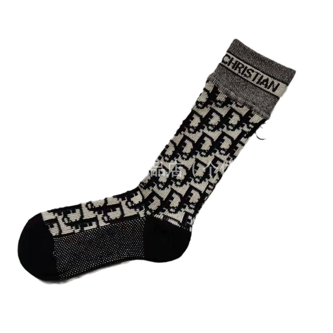 Dior Oblique & Logo Graphic Socks Collection qc 4