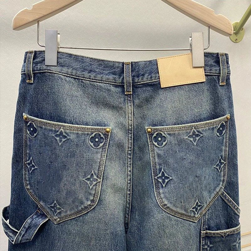 Louis Vuitton Workwear Denim Carpenter Trousers qc 4